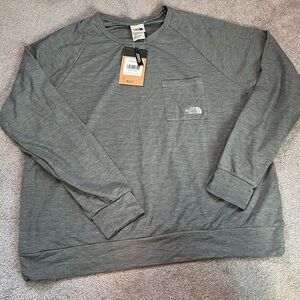 The North Face Heather Gray Crewneck